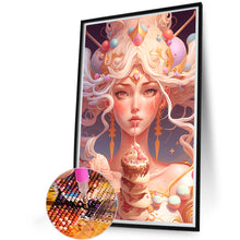 Load image into Gallery viewer, AB Diamond Painting - Full Round - Beautiful candy style girl (40*60CM)
