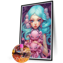 Load image into Gallery viewer, AB Diamond Painting - Full Round - beautiful girl (40*60CM)
