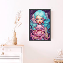 Load image into Gallery viewer, AB Diamond Painting - Full Round - beautiful girl (40*60CM)
