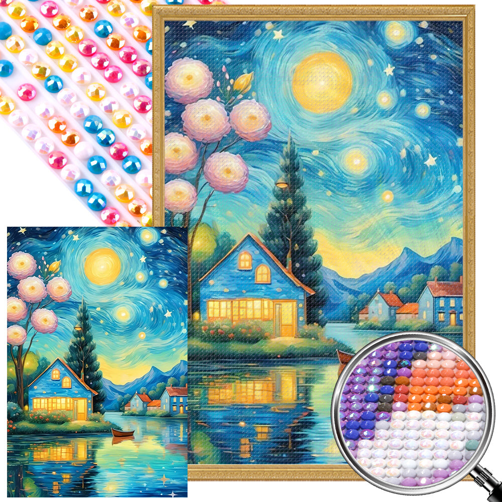 AB Diamond Painting - Full Round - beautiful scenery (40*60CM)