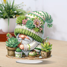 Load image into Gallery viewer, Gnome Double Sided Effect Diamond Painting Tabletop Ornaments Kit Table Decor
