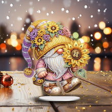 Load image into Gallery viewer, Gnome Double Sided Effect Diamond Painting Tabletop Ornaments Kit Table Decor
