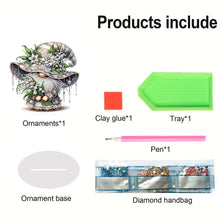 Load image into Gallery viewer, Gnome Double Sided Effect Diamond Painting Tabletop Ornaments Kit Table Decor
