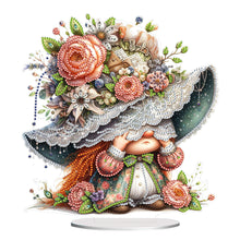 Load image into Gallery viewer, Gnome Double Sided Effect Diamond Painting Tabletop Ornaments Kit Table Decor
