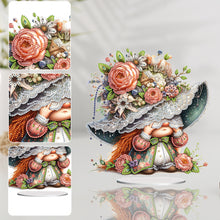 Load image into Gallery viewer, Gnome Double Sided Effect Diamond Painting Tabletop Ornaments Kit Table Decor
