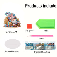 Load image into Gallery viewer, Gnome Double Sided Effect Diamond Painting Tabletop Ornaments Kit Table Decor
