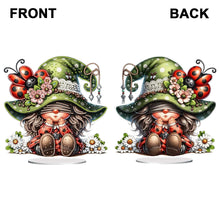 Load image into Gallery viewer, Gnome Double Sided Effect Diamond Painting Tabletop Ornaments Kit Table Decor
