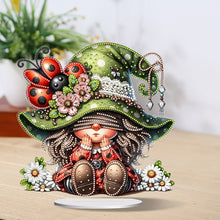 Load image into Gallery viewer, Gnome Double Sided Effect Diamond Painting Tabletop Ornaments Kit Table Decor
