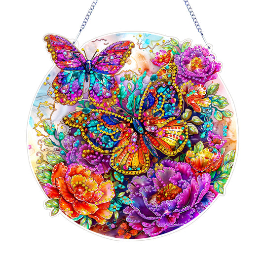 Double Sided Special Shaped Animal 5D DIY Diamond Art Kits Hanging Decorations