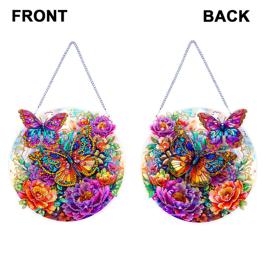 Double Sided Special Shaped Animal 5D DIY Diamond Art Kits Hanging Decorations