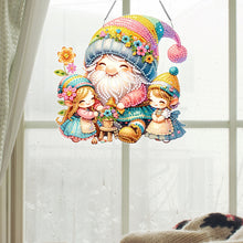 Load image into Gallery viewer, Acrylic Special Shaped Dwarf 5D DIY Diamond Art Hanging Decorations for Beginner
