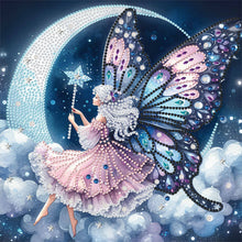 Load image into Gallery viewer, Diamond Painting - Partial Special Shaped - moon fairy (30*30CM)
