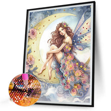 Load image into Gallery viewer, Diamond Painting - Partial Special Shaped - moon fairy (30*40CM)
