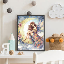 Load image into Gallery viewer, Diamond Painting - Partial Special Shaped - moon fairy (30*40CM)
