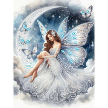 Load image into Gallery viewer, Diamond Painting - Partial Special Shaped - moon fairy (30*40CM)
