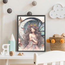 Load image into Gallery viewer, Diamond Painting - Partial Special Shaped - moon fairy (30*40CM)
