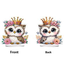 Load image into Gallery viewer, Double Side Special Shaped Cute Owl Desktop Diamond Art Kits Bedroom Table Decor
