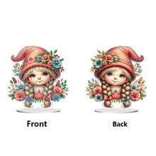 Load image into Gallery viewer, Double Side Special Shaped Cute Girl Desktop Diamond Art Kit Bedroom Table Decor
