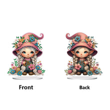 Load image into Gallery viewer, Double Side Special Shaped Cute Girl Desktop Diamond Art Kit Bedroom Table Decor
