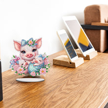 Load image into Gallery viewer, Double Side Special Shaped Animal Desktop Diamond Art Kits for Home Office Decor
