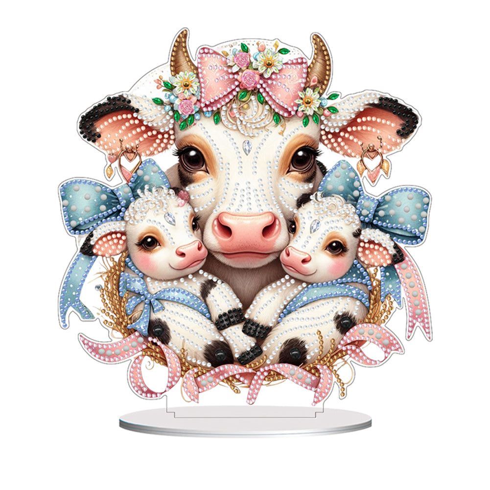 Double Side Special Shaped Animal Desktop Diamond Art Kits for Home Office Decor