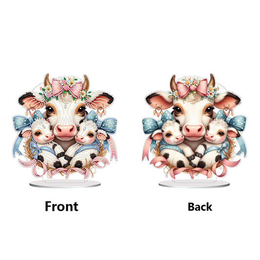 Double Side Special Shaped Animal Desktop Diamond Art Kits for Home Office Decor
