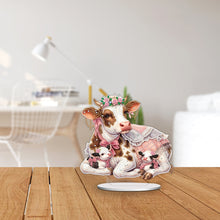 Load image into Gallery viewer, Double Side Special Shaped Animal Desktop Diamond Art Kits for Home Office Decor
