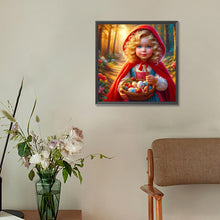 Load image into Gallery viewer, Diamond Painting - Full Round - little red riding hood girl (30*30CM)

