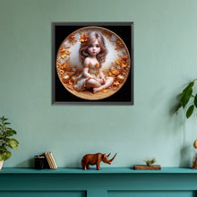 Load image into Gallery viewer, Diamond Painting - Full Round - Maple Leaf Pumpkin Girl (30*30CM)
