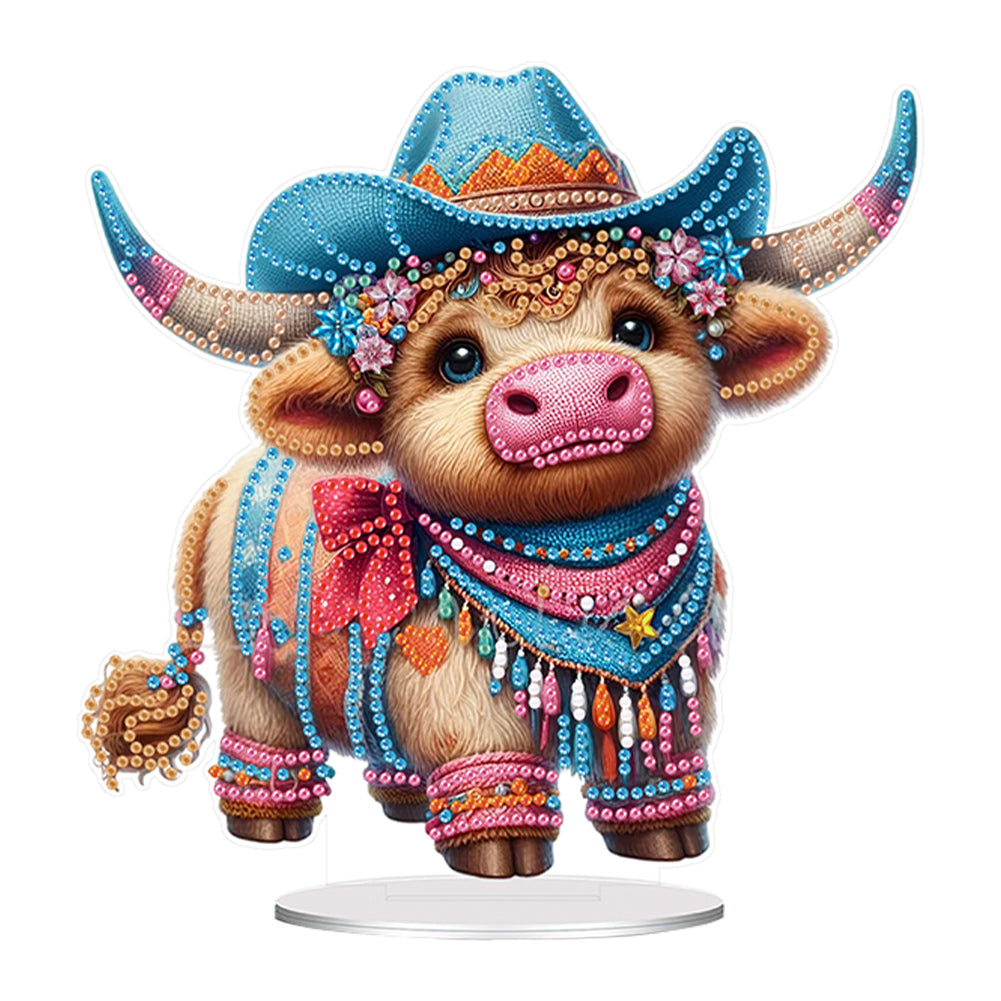 Acrylic Special Shaped Needle Animal 5D DIY Diamond Art Tabletop Decorations