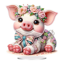 Load image into Gallery viewer, Acrylic Special Shaped Needle Animal 5D DIY Diamond Art Tabletop Decorations
