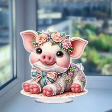 Load image into Gallery viewer, Acrylic Special Shaped Needle Animal 5D DIY Diamond Art Tabletop Decorations
