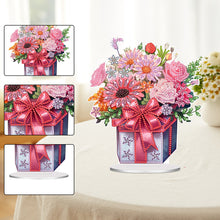 Load image into Gallery viewer, Acrylic Special Shaped Bouquet Gift Box Table Top Diamond Painting Ornament Kits
