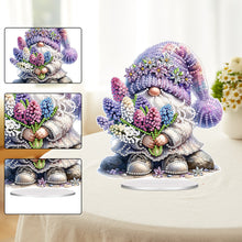 Load image into Gallery viewer, Acrylic Special Shaped Flower Gnome Diamond Painting Desktop Ornaments Kit
