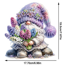 Load image into Gallery viewer, Acrylic Special Shaped Flower Gnome Diamond Painting Desktop Ornaments Kit
