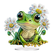 Load image into Gallery viewer, Acrylic Special Shaped Flower Frog 5D DIY Diamond Art Tabletop Decorations Kit
