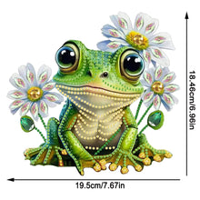 Load image into Gallery viewer, Acrylic Special Shaped Flower Frog 5D DIY Diamond Art Tabletop Decorations Kit
