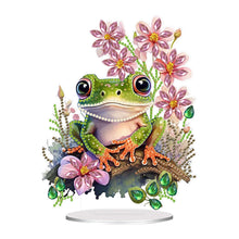 Load image into Gallery viewer, Acrylic Special Shaped Flower Frog 5D DIY Diamond Art Tabletop Decorations Kit
