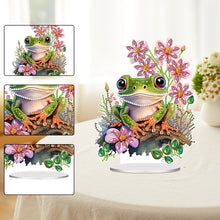 Load image into Gallery viewer, Acrylic Special Shaped Flower Frog 5D DIY Diamond Art Tabletop Decorations Kit
