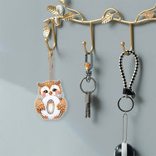 Load image into Gallery viewer, 13Pcs Double Sided Special Shaped Letter Animal Full Drill Keyring for Beginners
