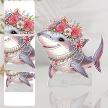 Load image into Gallery viewer, Marine Animal Special Shaped Diamond Painting Tabletop Ornaments Kit Home Decor
