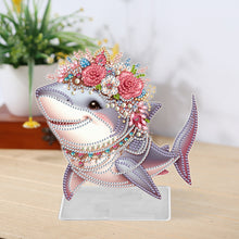 Load image into Gallery viewer, Marine Animal Special Shaped Diamond Painting Tabletop Ornaments Kit Home Decor
