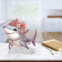 Load image into Gallery viewer, Marine Animal Special Shaped Diamond Painting Tabletop Ornaments Kit Home Decor
