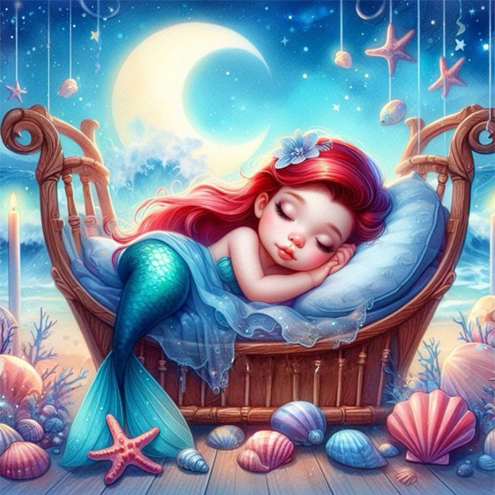 Diamond Painting - Full Round - disney the little mermaid (40*40CM)