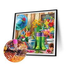 Load image into Gallery viewer, Diamond Painting - Full Round - corner of the garden (30*30CM)
