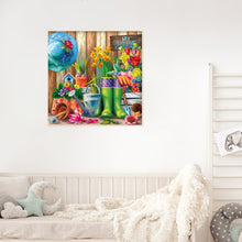 Load image into Gallery viewer, Diamond Painting - Full Round - corner of the garden (30*30CM)
