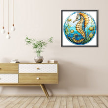 Load image into Gallery viewer, AB Diamond Painting - Full Round - seahorse (40*40CM)
