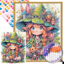Load image into Gallery viewer, AB Diamond Painting - Full Round - forest girl (40*50CM)
