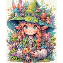 Load image into Gallery viewer, AB Diamond Painting - Full Round - forest girl (40*50CM)
