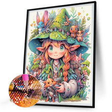 Load image into Gallery viewer, AB Diamond Painting - Full Round - forest girl (40*50CM)
